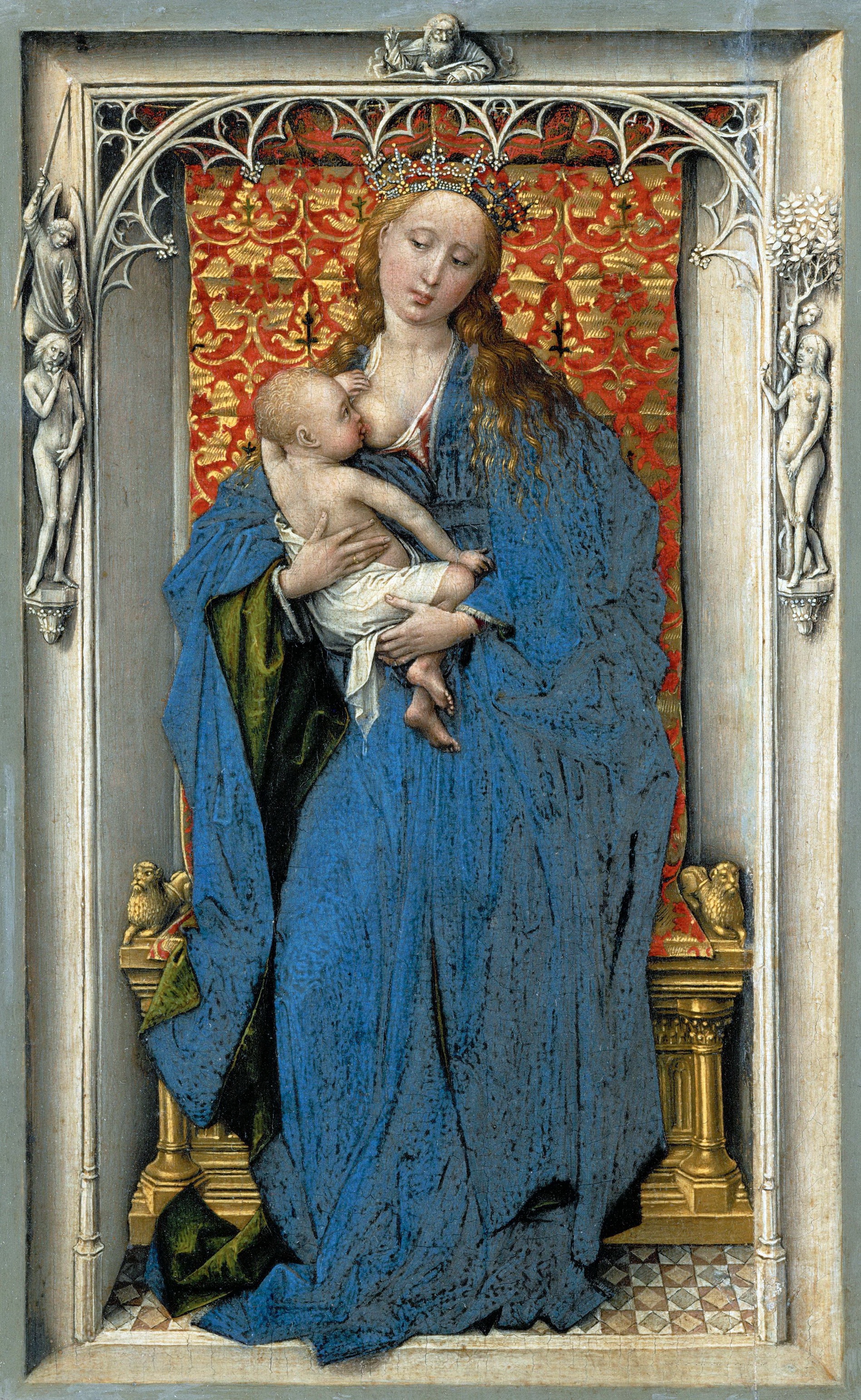 The Virgin and Child Standing in a Niche